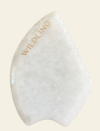 Wildling White Jade Gua Sha Tool